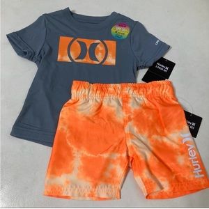 Hurley Orange Activewear set